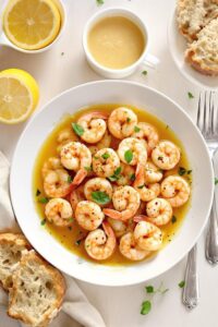 air fryer shrimp scampi