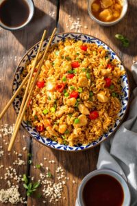asian chicken fried rice