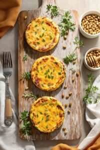autumn pumpkin chive frittata