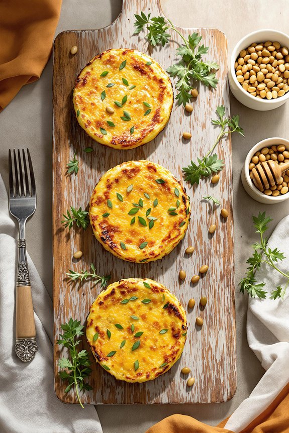 autumn pumpkin chive frittata