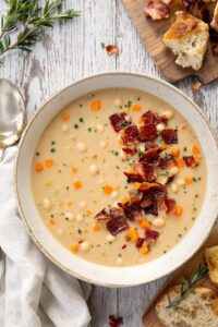 bacon and white bean soup
