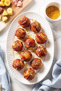 banana bacon curry balls recipe