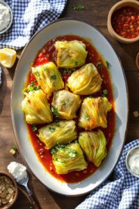 cabbage rolls filled delightfully