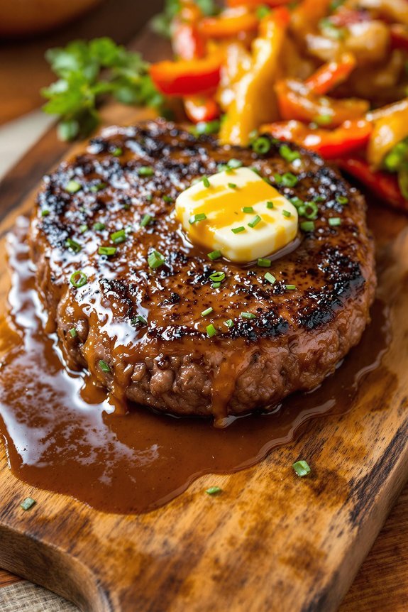 cajun burger steaks preparation process