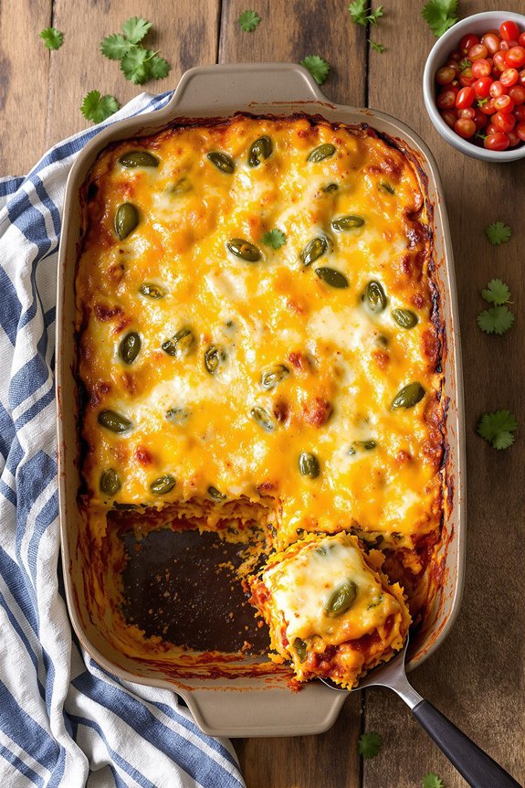 cheesy mexican casserole recipe