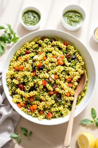 colorful pasta delightfully vibrant