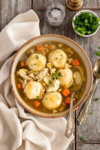 comfortable guilt free meal