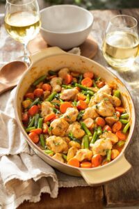 comforting chicken casserole dish