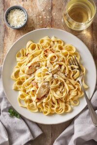 comforting creamy chicken alfredo