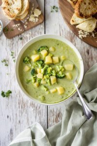 comforting creamy vegetable soup
