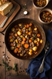 comforting homemade beef stew