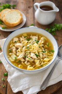 comforting homemade chicken soup