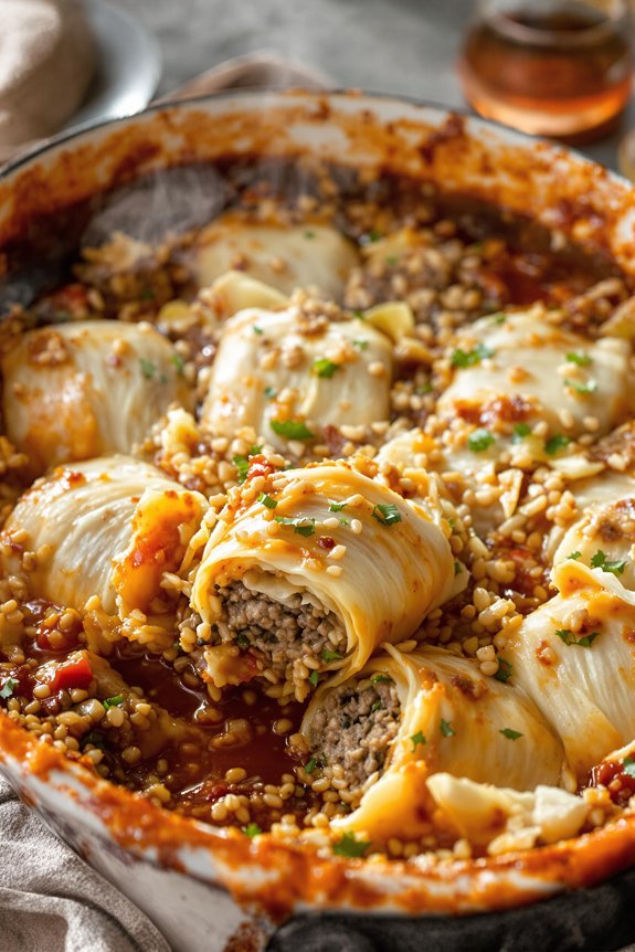 cozy cabbage roll casserole