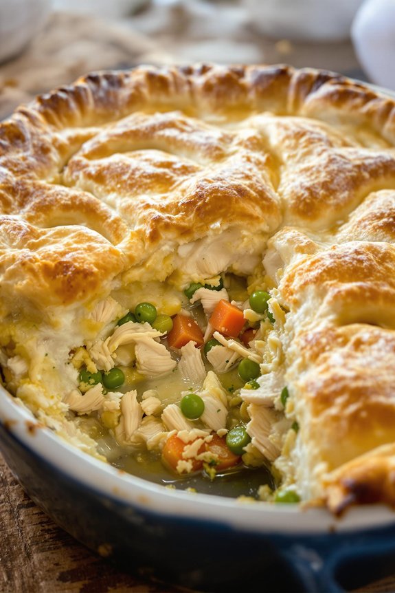 cozy homemade chicken pot pie