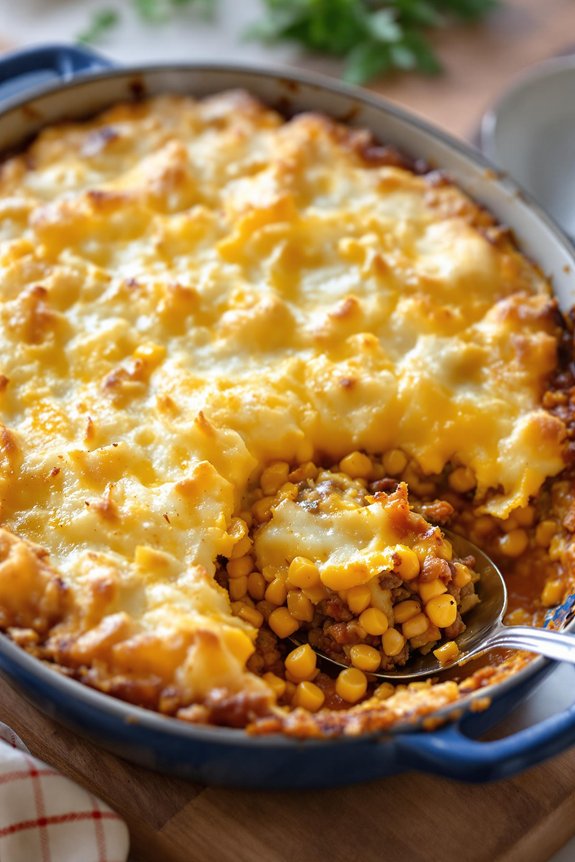 cozy homestyle hamburger pie