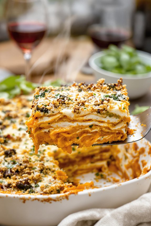 cozy root vegetable lasagna