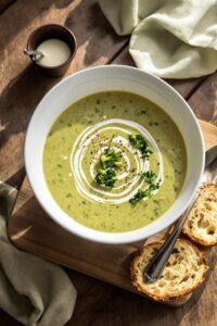 creamy broccoli soup recipe