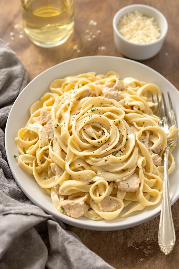 creamy chicken alfredo recipe