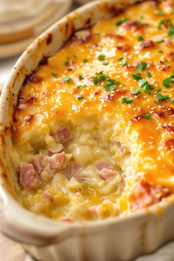 creamy ham scalloped potatoes