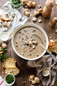 creamy mushroom soup recipe