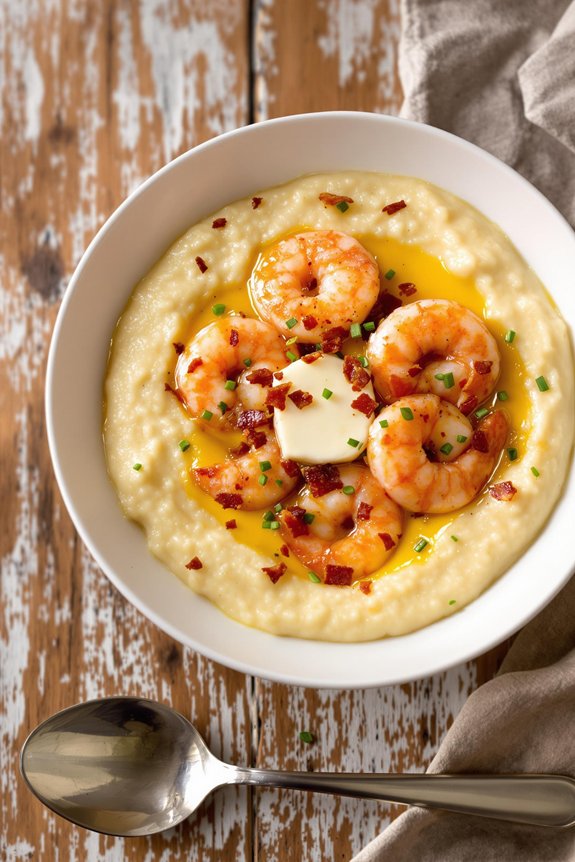 creamy shrimp and grits