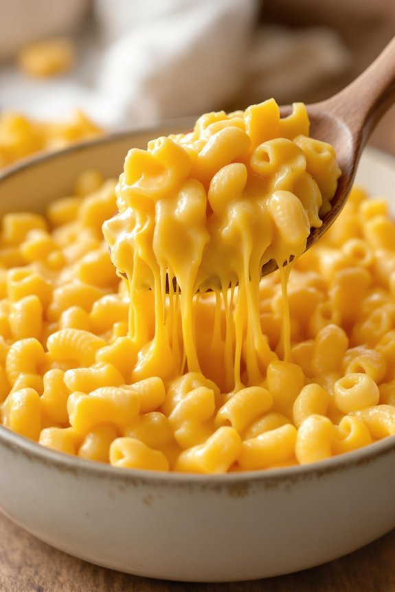 creamy slow cooked mac and cheese