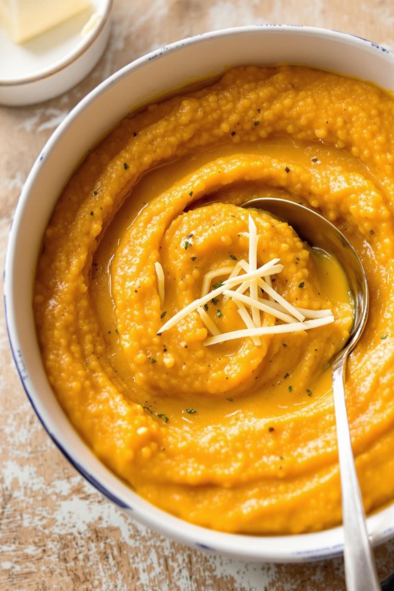 creamy sweet potato grits