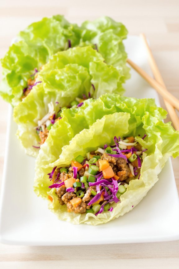 crispy asian lettuce wraps