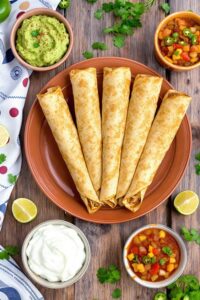 crispy homemade pork taquitos