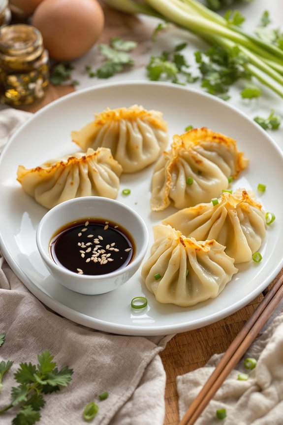 crispy homemade pot stickers
