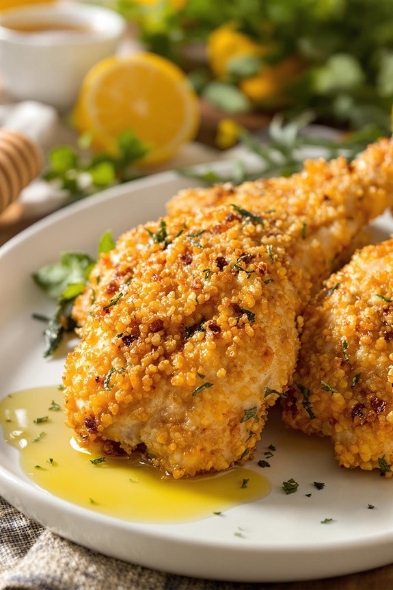 crispy juicy chicken legs