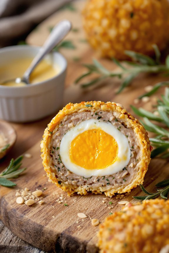 crispy pub style scotch eggs