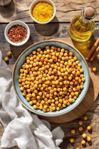 crispy roasted chickpeas appetizer