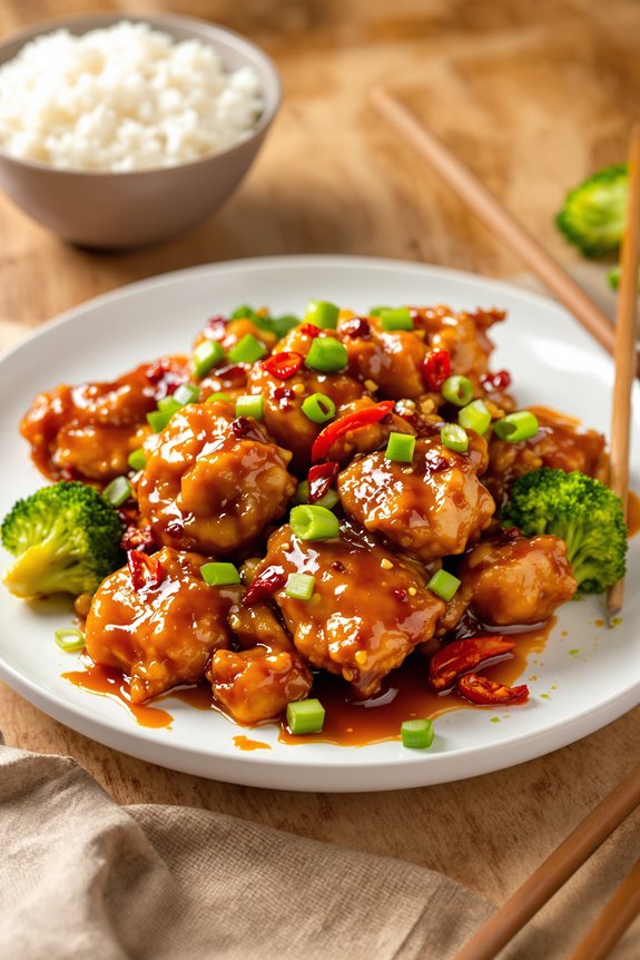 crispy sweet spicy chicken
