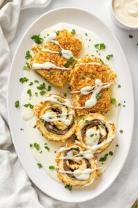 delicious creamy chicken rolls