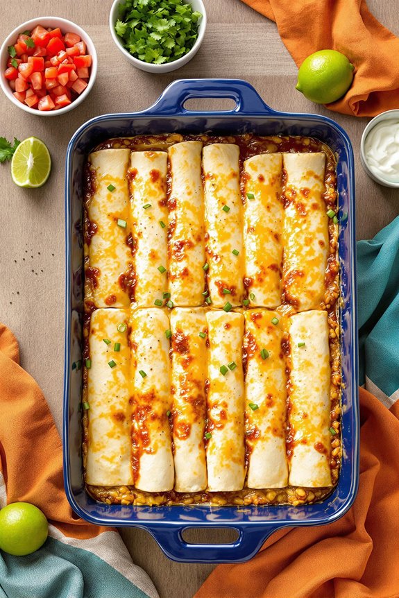 fajita filled enchiladas recipe