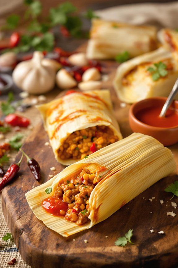 fiery louisiana tamale preparation
