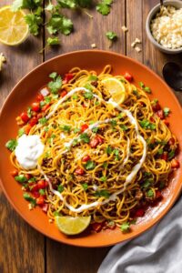 fiesta inspired spaghetti delight