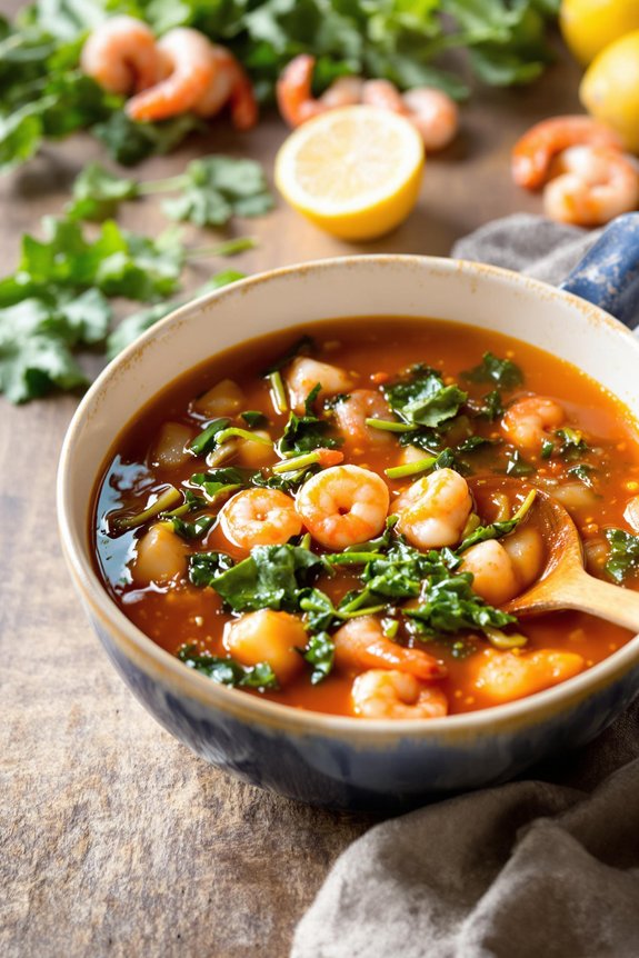flavorful clamato verde soup