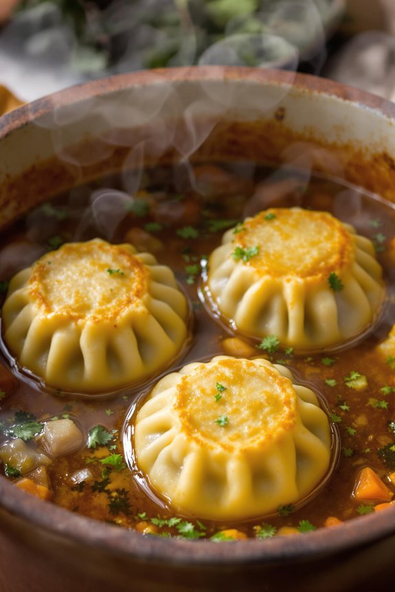 golden chickpea dumpling recipe