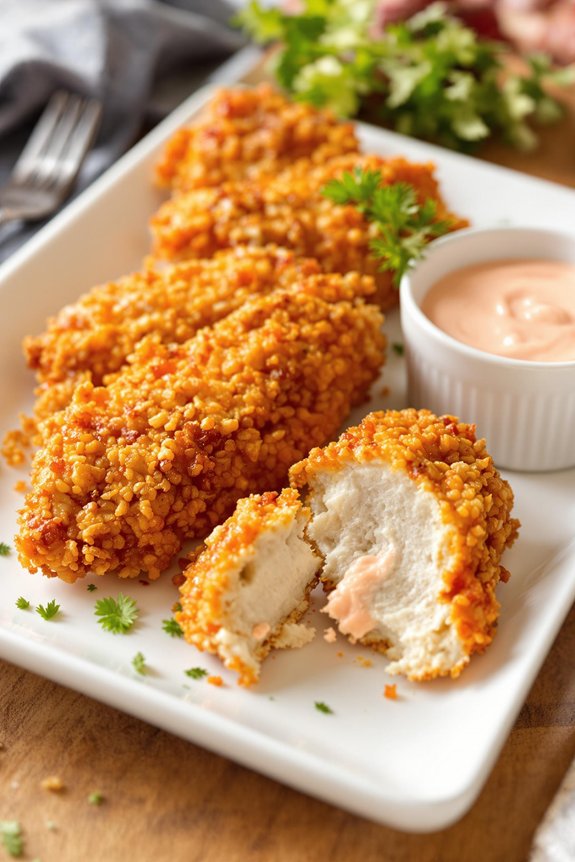 golden crispy pork tenders