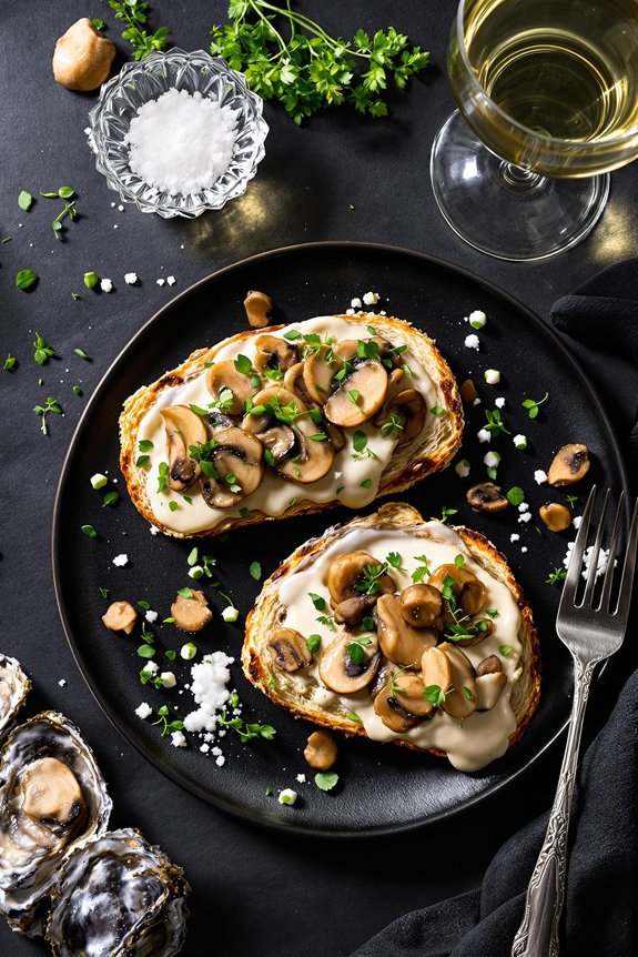 gourmet mushroom toast recipe