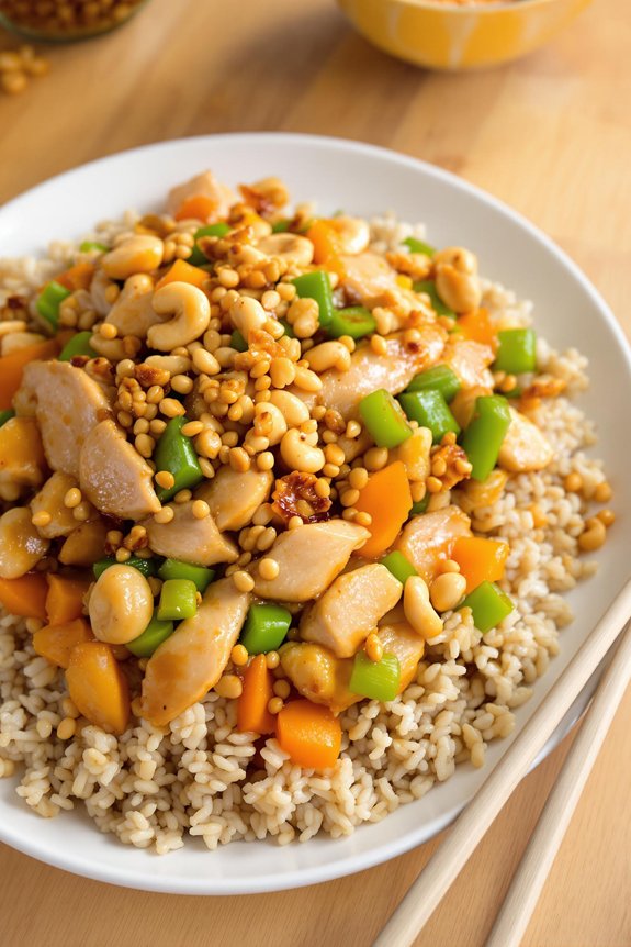 guilt free cashew chicken recipe
