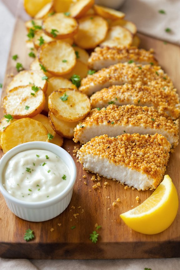 guilt free fish and chips