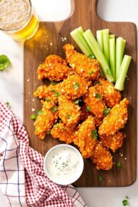 healthy satisfying hot wings