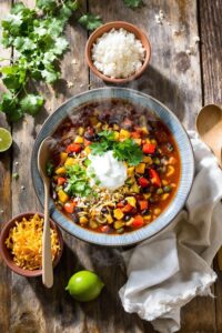 hearty black bean chili
