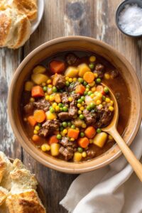 hearty slow cooked beef stew