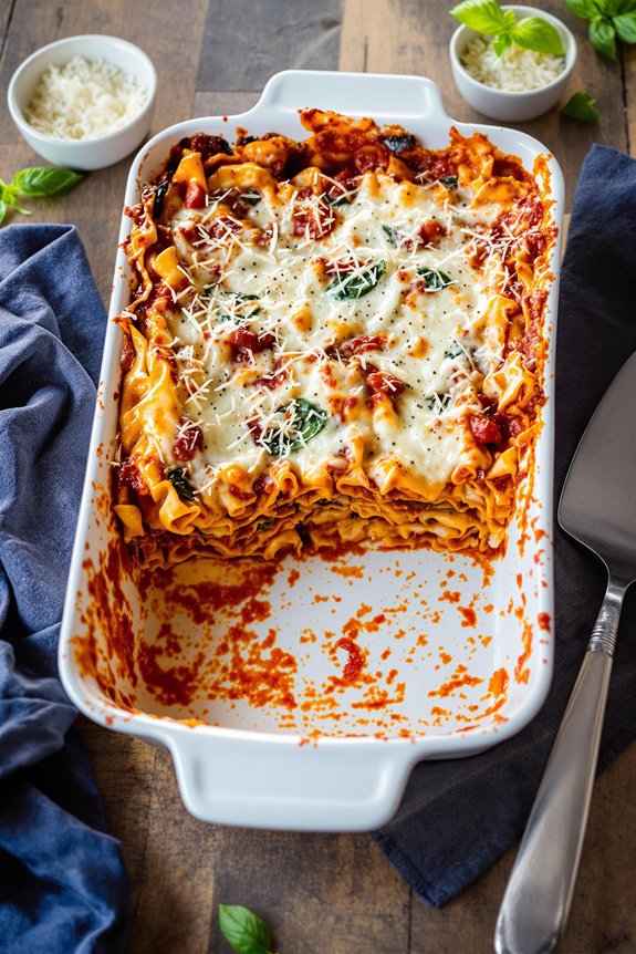 homemade lasagna from scratch