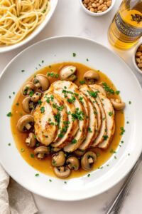 indulgent hazelnut chicken dish