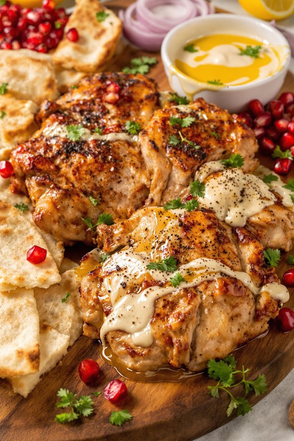 juicy middle eastern chicken shawarma